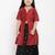 Maroon Solid Poly Silk Clothing Set