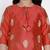 Peach Self Design Silk Kurta Set