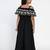 Black Solid Cotton Jumpsuit