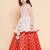 White Embroidered Silk Lehenga Choli Set