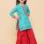 Green Embroidered Cotton Kurta Set