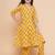 Yellow Printed Pure Cotton Kurta Set