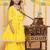 Yellow Printed Pure Cotton Kurta Set