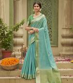 Tussar silk saree