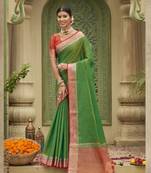 Tussar silk saree