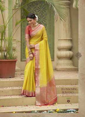 Tussar silk saree 1