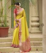 Tussar silk saree