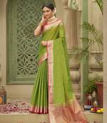 Tussar silk saree