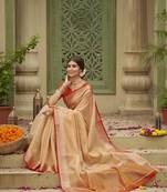 Tussar silk saree