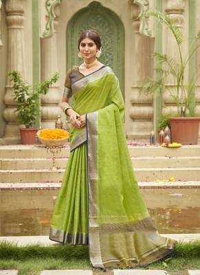 Tussar silk saree 1