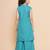 Green Solid Cotton Kurta Set