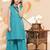 Green Solid Cotton Kurta Set