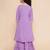 Purple Printed Pure Cotton Kurta Set