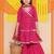 pink Printed Pure Cotton Kurta Set