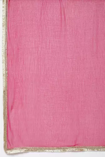 pink Printed Pure Cotton Kurta Set