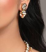 Kundan polki earrings