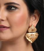 Antique gold earrings