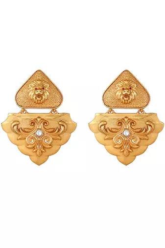 Antique gold earrings