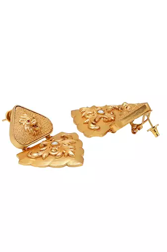 Antique gold earrings
