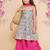 Blue Printed Pure Cotton Kurta Set