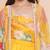 Yellow Printed Silk Lehenga Choli Set