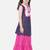 Blue Solid Cotton Blend Kurta Set