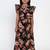 Black Printed Rayon Jumpsuit