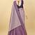 Grey & Blue Zari Woven Faux Faux Kanjivaram Silk Saree With Blouse Piece