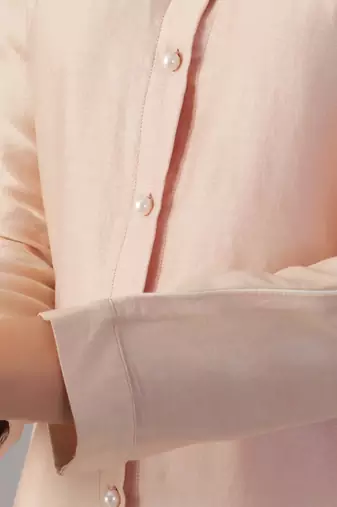 Pink embroidered shirt  with pants