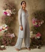 Light grey kurta set