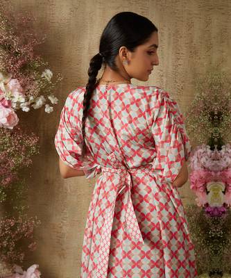 Pop pink gharara set 3