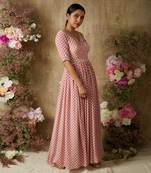 Pop pink anarkali