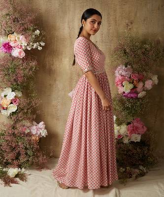 Pop pink anarkali 4