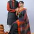 Matching Combo Couple Outfit With Multicolor Saree And Mens Kurta