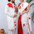 Matching Combo Couple Outfit With White Saree And Mens Kurta