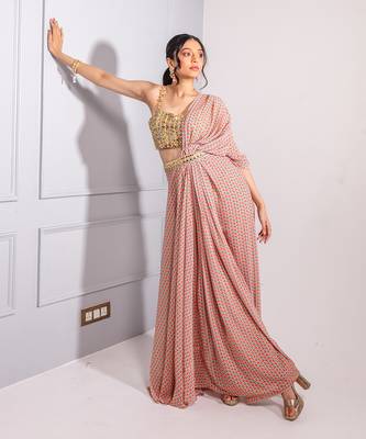Multicolour printed cape set 2