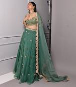 Aqua Lehenga set