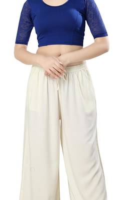 Non - Padded Cotton Lycra Round Neck Blouse 5