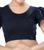 Non - Padded Cotton Lycra Round Neck Blouse
