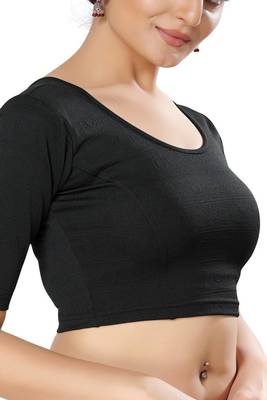 Non - Padded Georgette Round Neck Blouse 3