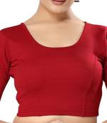 Non - Padded Georgette Round Neck Blouse