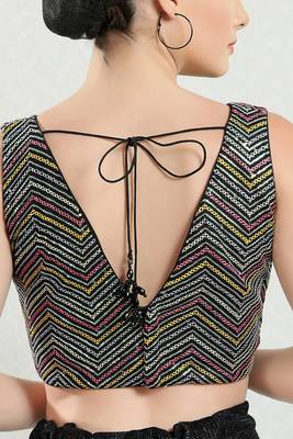 Padded Silk V-Neck Blouse 2