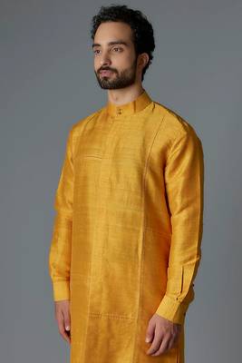 Ethnic Kurta Mens Wear Solid stitched for Occasion & Festive Ceremony 3