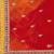 Red georgette bandhani saree with unstitched blouse piece
