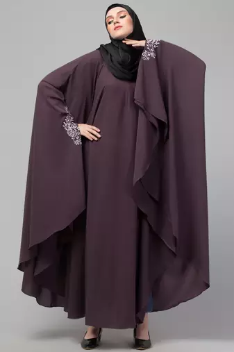 Nazneen embroidered Kaftan with thread embroidered