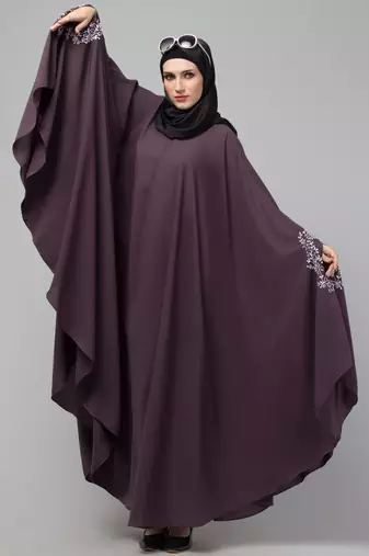 Nazneen embroidered Kaftan with thread embroidered