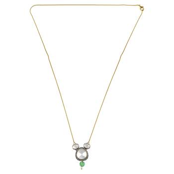 Classic kundan pendant 2
