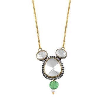 Classic kundan pendant 3