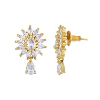 Sparkle ad studs earrings 3