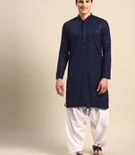 Solid straight kurta